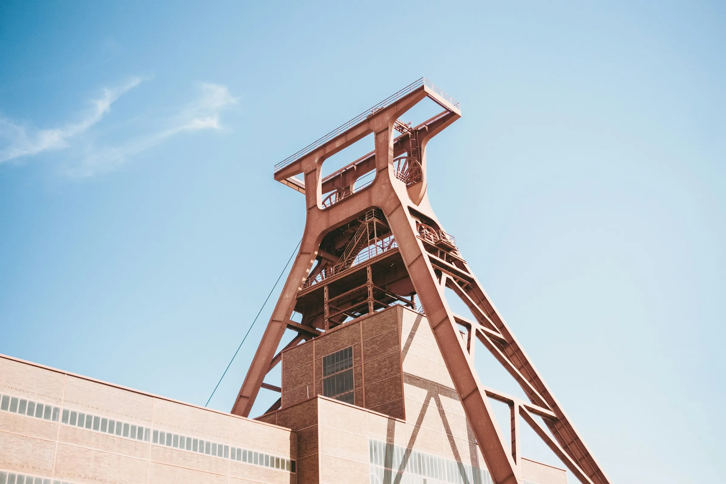 Förderturm der Zeche Zollverein, Essen